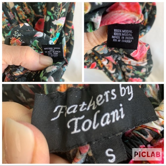 Tolani floral hi-lo dress - Picture 8 of 8